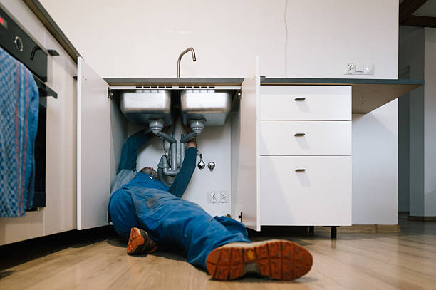 Professional Drain Cleaning technician working in Commerce Township, MI